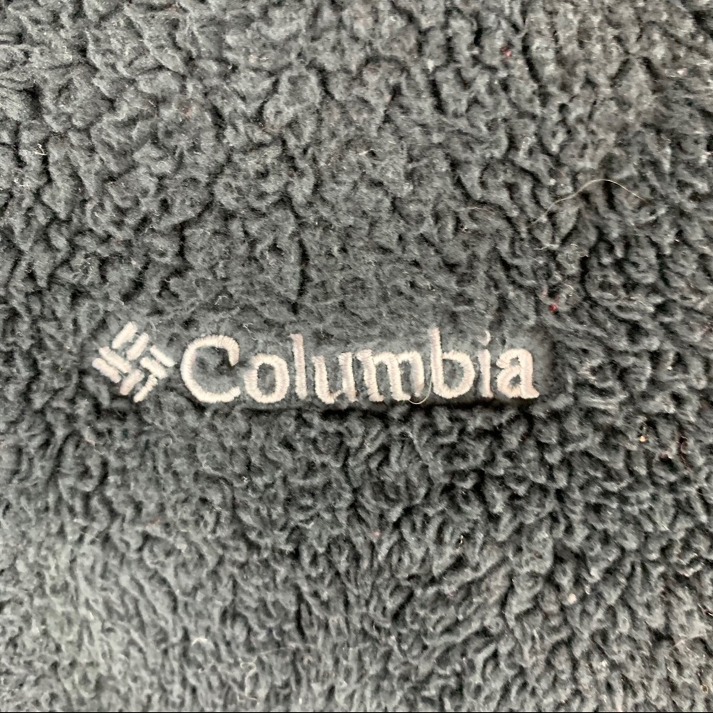 Columbia Jacket Fleece Jacket Black Full Zip - Picture 2 of 7